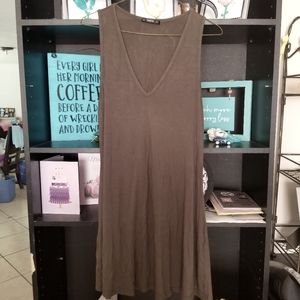 Shein olive tank dress small